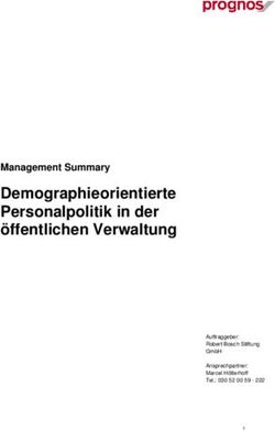 Demographieorientierte Personalpolitik in der &ouml;ffentlichen Verwaltung - Management Summary