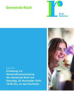 Einladung zur Gemeindeversammlung der Gemeinde Risch am Dienstag, 26. November 2019, 19.30 Uhr, im Saal Dorfmatt - Budget 2020
