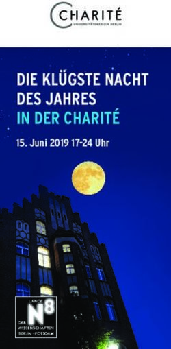 DIE KL&Uuml;GSTE NACHT DES JAHRES IN DER CHARIT&Eacute; - Juni 2019 17-24 Uhr - Charit&eacute; - Universit&auml;tsmedizin Berlin