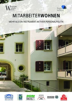 W MITARBEITERWOHNEN MEHR ALS EIN INSTRUMENT AKTIVER PERSONALPOLITIK - RegioKontext