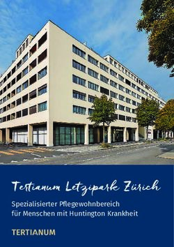 Tertianum Letzipark Z&uuml;rich - Spezialisierter Pflegewohnbereich f&uuml;r Menschen mit Huntington Krankheit