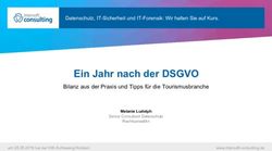 Ein Jahr nach der DSGVO - IHK Schleswig-Holstein
