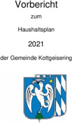 Vorbericht 2021 zum Haushaltsplan der Gemeinde Kottgeisering - Gemeinde Kottgeisering ...