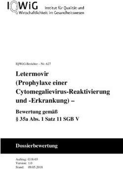 Letermovir (Prophylaxe einer Cytomegalievirus-Reaktivierung und -Erkrankung)- Bewertung gemäß 35a Abs. 1 Satz 11 SGB V Dossierbewertung