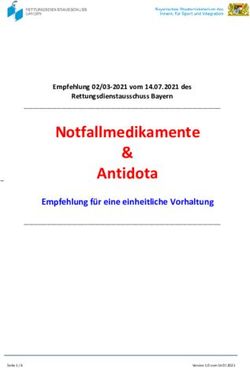 Notfallmedikamente & Antidota - Empfehlung für eine einheitliche Vorhaltung