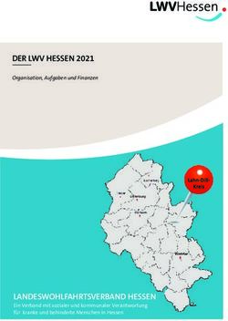 DER LWV HESSEN 2021 Organisation, Aufgaben und Finanzen - LANDESWOHLFAHRTSVERBAND HESSEN