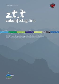 Einladung. invitation - EUSALP zukunft. gemeinsam. gestalten. Im Interesse der Alpen! EUSALP shaping. future. together. In the interest of the ...