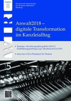 ANWALT2018 - DIGITALE TRANSFORMATION IM KANZLEIALLTAG - TERMINE: ABSCHLUSSPR&Uuml;FUNG REFA 2019/I, FORTBILDUNGSPR&Uuml;FUNG GEPR. RECHTSFACHWIRT 2019 ...