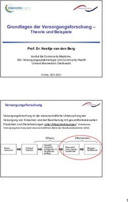 Grundlagen der Versorgungsforschung-Theorie und Beispiele - SalusCon