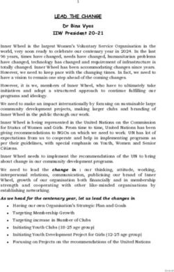 LEAD THE CHANGE Dr Bina Vyas IIW President 20-21 - Inner ...