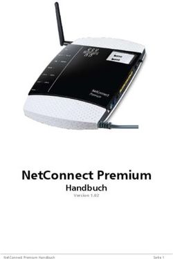 NETCONNECT PREMIUM HANDBUCH - VERSION 1.02