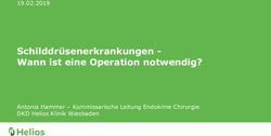 Schilddr&uuml;senerkrankungen - Wann ist eine Operation notwendig? 19.02.2019 - Antonia Hammer - Kommissarische Leitung Endokrine Chirurgie DKD ...