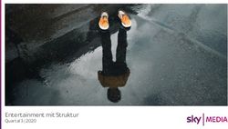 Entertainment mit Struktur - Quartal 3 | 2020 - Sky Media