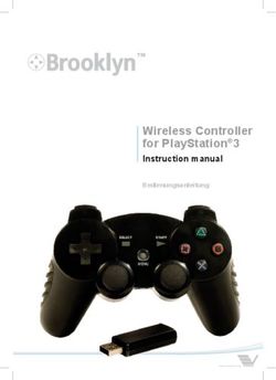 Wireless Controller for PlayStation3 - Instruction manual Bedienungsanleitung