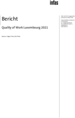 Bericht Quality of Work Luxembourg 2021 - CSL