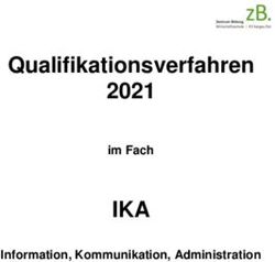 IKA Qualifikationsverfahren 2021 - im Fach Information, Kommunikation, Administration - Zentrum Bildung