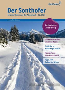 Sonderthema Ausbildung - Informationen aus der Alpenstadt | 02/2021 - Stadt Sonthofen