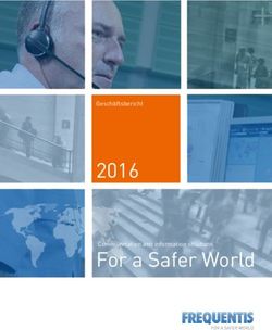 For a Safer World 2016 - Gesch&auml;ftsbericht - Communication and information solutions - Frequentis