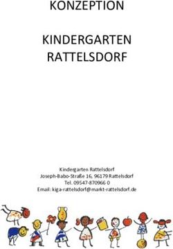 KONZEPTION KINDERGARTEN RATTELSDORF - Kindergarten Rattelsdorf Joseph-Babo-Stra&szlig;e 16, 96179 Rattelsdorf Tel. 09547-870966 0 Email: ...