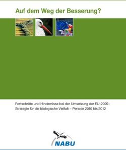 Auf dem Weg der Besserung? - Fortschritte und Hindernisse bei der Umsetzung der EU-2020- Strategie f&uuml;r die biologische Vielfalt - Periode 2010 bis ...