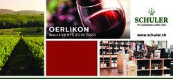OERLIKON WeinEVENTS 2019/2020 www.schuler.ch - Schuler St. Jakobskellerei