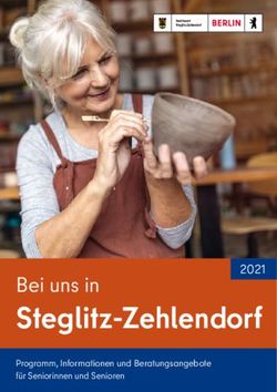 Steglitz-Zehlendorf Bei uns in 2021 - Berlin.de