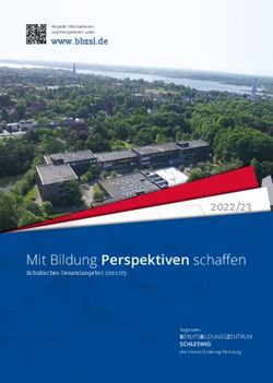 Mit Bildung Perspektiven schaffen 2022/23 - BBZ Schleswig