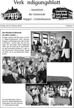Verk&uuml;ndigungsblatt - Amtsblatt - der Gemeinde Kappel - Grafenhausen - Gemeinde Kappel-Grafenhausen