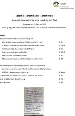 Sprache - Sprachmacht - Sprachbilder - Vorurteilsbewusste Sprache in Alltag und Text - Deutsches Studentenwerk