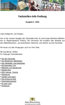 Fachstellen-Info Freiburg - Ausgabe 5 2021 - Regierungspr&auml;sidien Baden ...