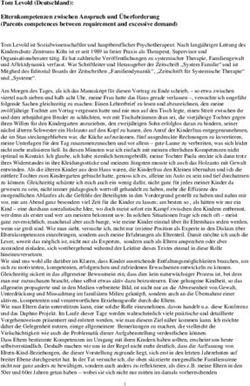 Tom Levold (Deutschland): Elternkompetenzen zwischen Anspruch und &Uuml;berforderung (Parents competences between requirement and excessive demand)