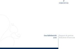 Geschäftsbericht Rapport de gestion 2016 Relazione d'esercizio