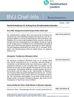 BVJ Chef-Info Fachinformationen im Auftrag Ihres Einzelhandelsverbandes