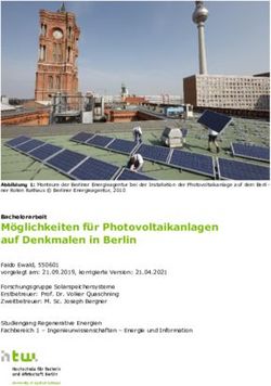 Möglichkeiten für Photovoltaikanlagen auf Denkmalen in Berlin - HTW Berlin