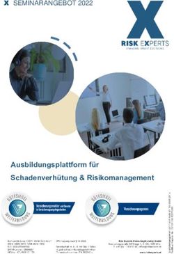 Ausbildungsplattform f&uuml;r Schadenverh&uuml;tung & Risikomanagement - SEMINARANGEBOT 2022 - Risk Experts