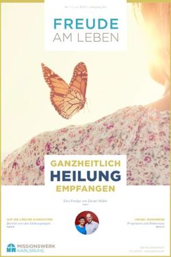 HEILUNG GANZHEITLICH AUF DIE L&Ouml;SUNG AUSRICHTEN - Missionswerk Karlsruhe