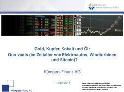 Gold, Kupfer, Kobalt und &Ouml;l: Quo vadis (im Zeitalter von Elektroautos, Windturbinen und Bitcoin)? - K&uuml;mpers Finanz AG