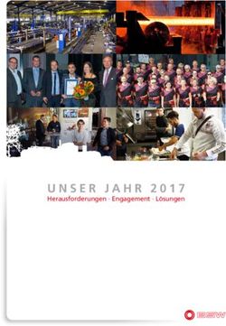 UNSER JAHR 2017 Herausforderungen Engagement L&ouml;sungen - BAG Kehl