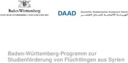 Baden-Württemberg-Programm zur Studienförderung von Flüchtlingen aus Syrien