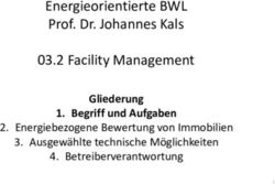 Energieorientierte BWL Prof. Dr. Johannes Kals 03.2 Facility Management - Gliederung 1. Begriff und Aufgaben - Energie-BWL