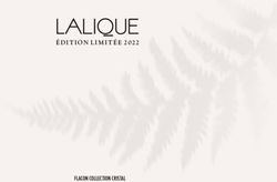 &Eacute;DITION LIMIT&Eacute;E 2022 - FLACON COLLECTION CRISTAL
