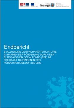 Endbericht EVALUIERUNG DER FACHKR&Auml;FTERICHTLINIE IM RAHMEN DER F&Ouml;RDERUNG DURCH DEN EUROP&Auml;ISCHEN SOZIALFONDS (ESF) IM FREISTAAT TH&Uuml;RINGEN IN DER ...