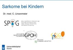 Sarkome bei Kindern Dr. med. C. Linsenmeier - SVMTRA