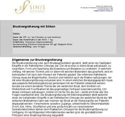 Brustvergr&ouml;&szlig;erung mit Silikon