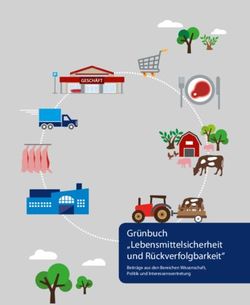 Grünbuch "Lebensmittelsicherheit und Rückverfolgbarkeit" - Beiträge aus den Bereichen Wissenschaft, Politik und Interessensvertretung