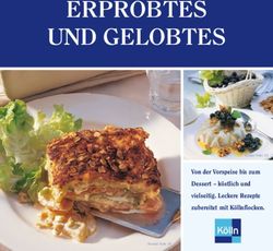 ERPROBTES UND GELOBTES - Von der Vorspeise bis zum Dessert - k&ouml;stlich und vielseitig. Leckere Rezepte zubereitet mit K&ouml;llnflocken - K&ouml;lln