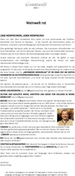 Weinwelt rot - Sonnenhof Tirol