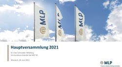 Hauptversammlung 2021 - Dr. Uwe Schroeder-Wildberg Vorstandsvorsitzender der MLP SE Wiesloch, 24. Juni 2021