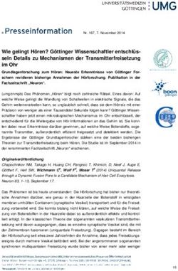 Wie gelingt H&ouml;ren? G&ouml;ttinger Wissenschaftler entschl&uuml;sseln Details zu Mechanismen der Transmitterfreisetzung im Ohr