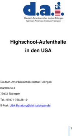 Highschool-Aufenthalte in den USA - d.a.i. T&uuml;bingen